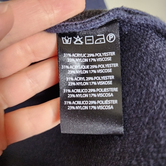 Anthropologie Moth Navy Striped Tamie Sweater Coat M - Picture 7 of 8